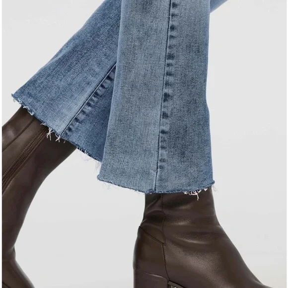 NWT DUER Womens Kick Flare Denim Pant in Beach Blue - Picture 7 of 14